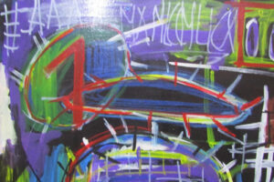 Attributed work to Jean-Michel Basquiat