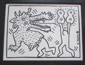 Attributed work to Keith Haring