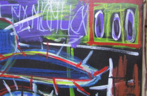 Attributed work to Jean-Michel Basquiat