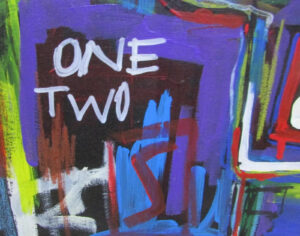 Attributed work to Jean-Michel Basquiat