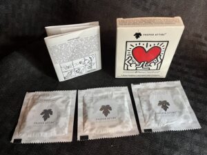 Keith Haring Proper Attire Condoms - Planned Parenthood Safe Sex Art Merchandise.