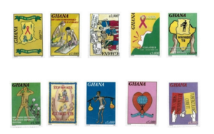 Ghana Stamps HIV/AIDS stamps